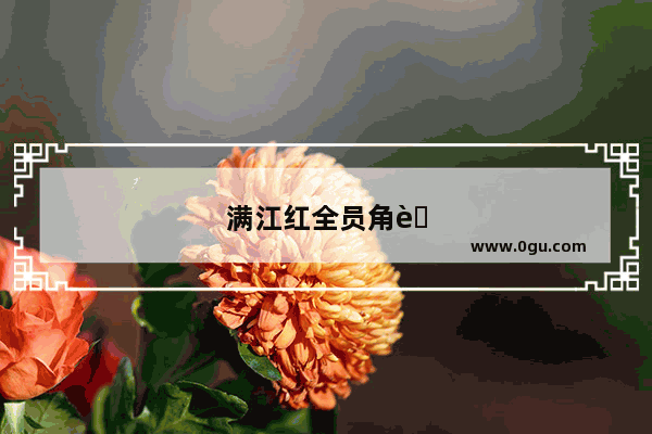 满江红全员角色