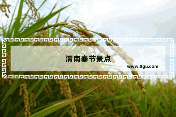 渭南春节景点