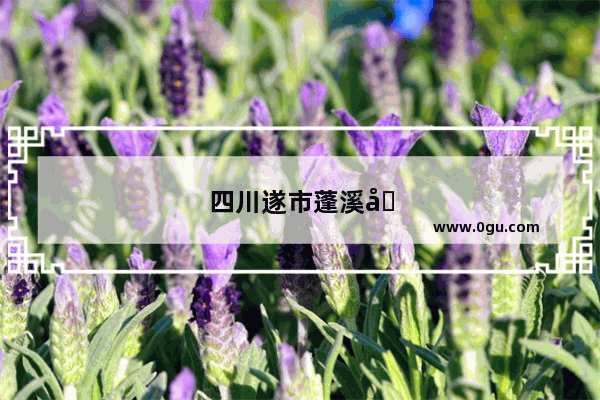 四川遂市蓬溪县小西湖原名叫什么