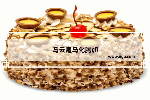 马云是马化腾的爸爸吗