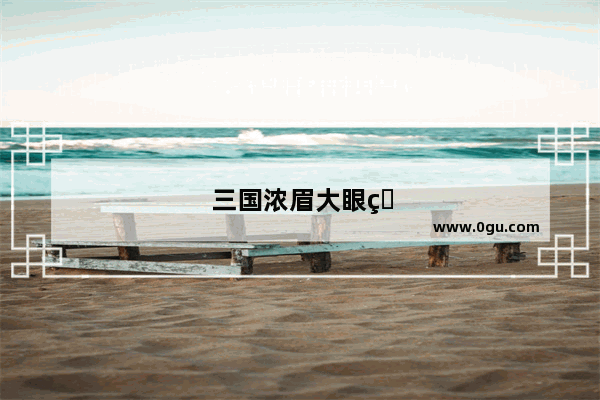 三国浓眉大眼的是谁