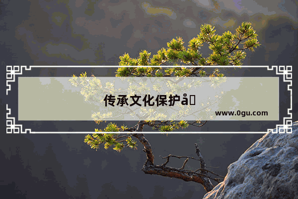 传承文化保护历史文化