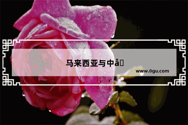 马来西亚与中国的历史渊源