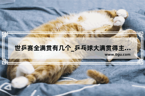 世乒赛全满贯有几个_乒乓球大满贯得主顺序