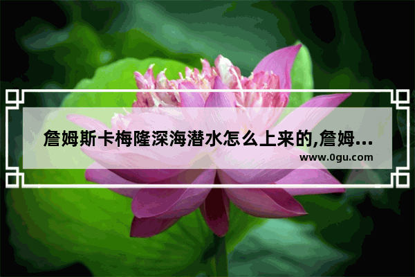詹姆斯卡梅隆深海潜水怎么上来的,詹姆斯卡梅隆历史故事
