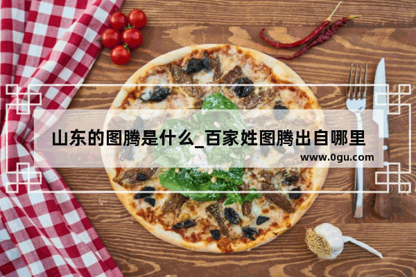 山东的图腾是什么_百家姓图腾出自哪里