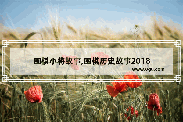 围棋小将故事,围棋历史故事2018