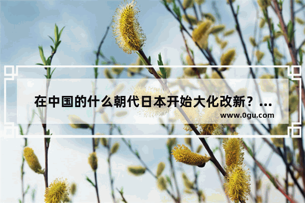 在中国的什么朝代日本开始大化改新？大化改新的主要内容有哪些？这次改革的历史意义什么 世界历史大化改新的原因