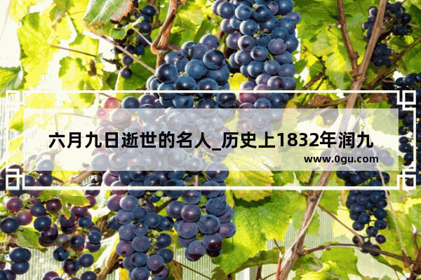 六月九日逝世的名人_历史上1832年润九月出生的名人