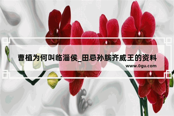 曹植为何叫临淄侯_田忌孙膑齐威王的资料