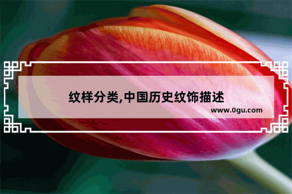 纹样分类,中国历史纹饰描述