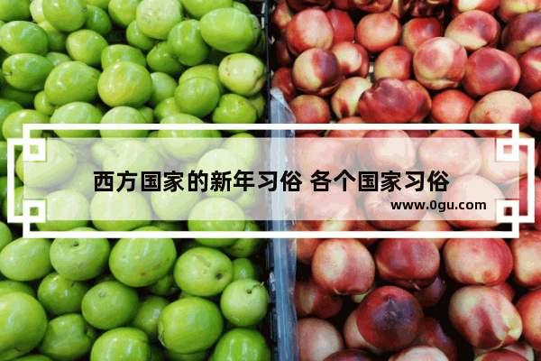 西方国家的新年习俗 各个国家习俗