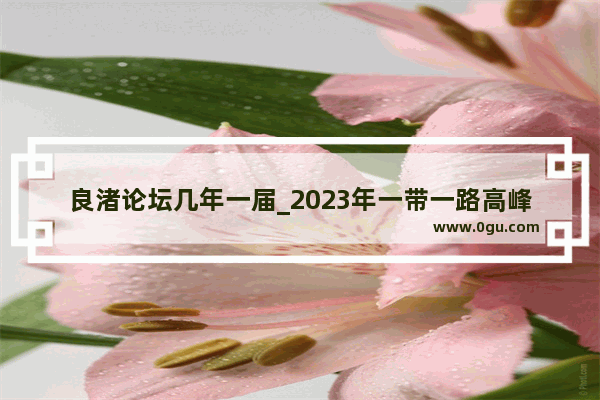 良渚论坛几年一届_2023年一带一路高峰论坛什么时候举行