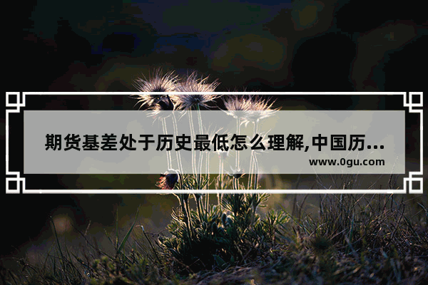 期货基差处于历史最低怎么理解,中国历史低位区
