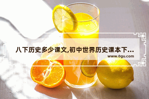 八下历史多少课文,初中世界历史课本下册目录