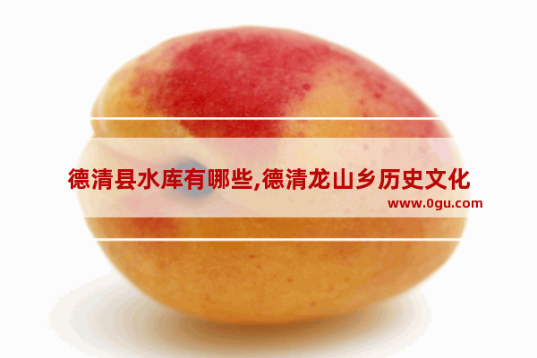 德清县水库有哪些,德清龙山乡历史文化