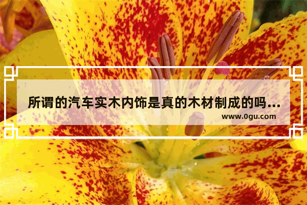 所谓的汽车实木内饰是真的木材制成的吗_实木内饰的优缺点