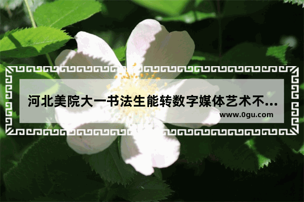 河北美院大一书法生能转数字媒体艺术不,河北美院历史文化