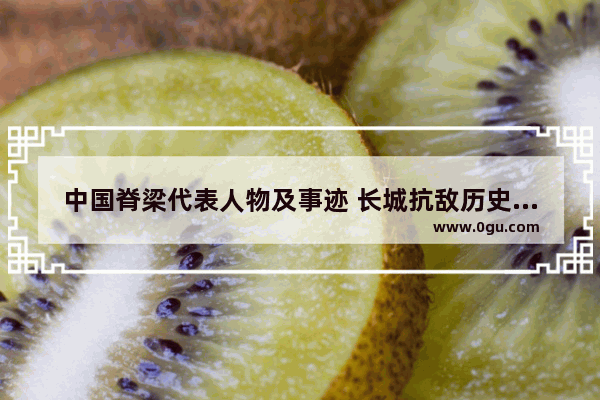 中国脊梁代表人物及事迹 长城抗敌历史故事