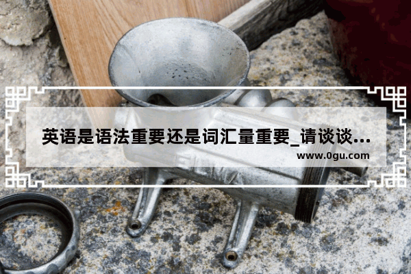 英语是语法重要还是词汇量重要_请谈谈什么是语法教学中的归纳法