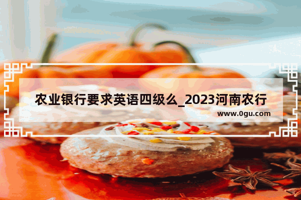农业银行要求英语四级么_2023河南农行校园招聘英语要求