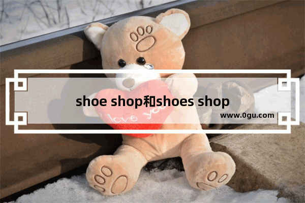 shoe shop和shoes shop的区别,领带英语怎么说