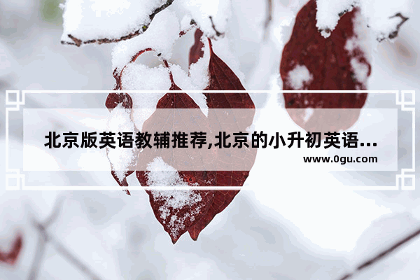 北京版英语教辅推荐,北京的小升初英语考试