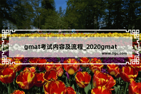 gmat考试内容及流程_2020gmat考试日期