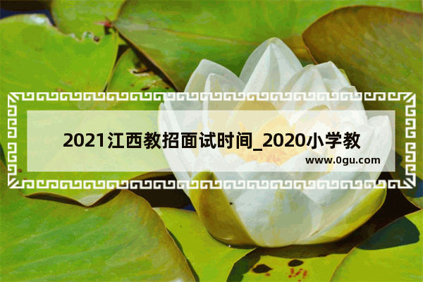 2021江西教招面试时间_2020小学教资面试几号报名