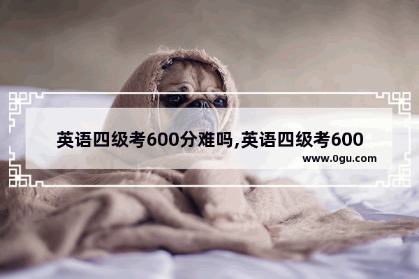 英语四级考600分难吗,英语四级考600分