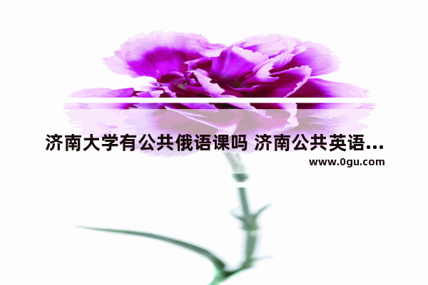 济南大学有公共俄语课吗 济南公共英语考试