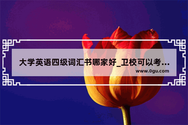 大学英语四级词汇书哪家好_卫校可以考英语四级嘛