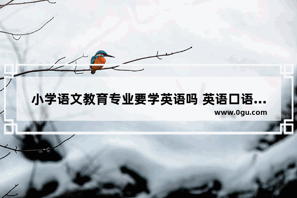 小学语文教育专业要学英语吗 英语口语如何学习语文