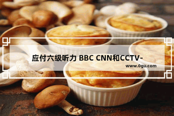 应付六级听力 BBC CNN和CCTV-9哪个更好_零基础学英语资料