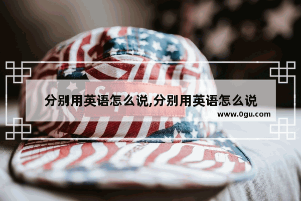 分别用英语怎么说,分别用英语怎么说