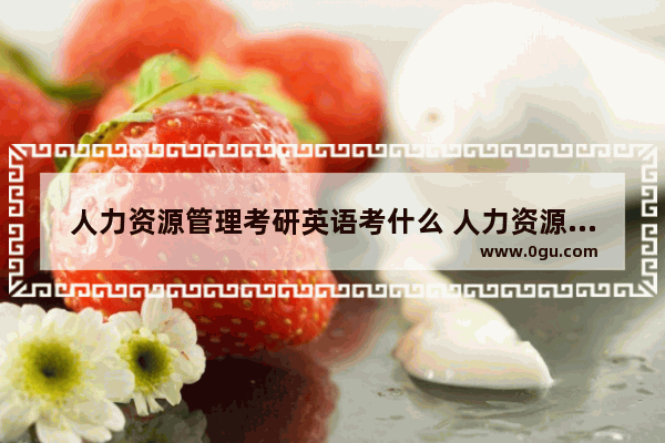 人力资源管理考研英语考什么 人力资源英语听力