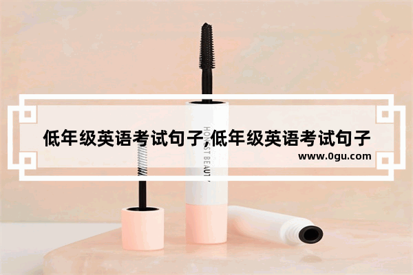 低年级英语考试句子,低年级英语考试句子