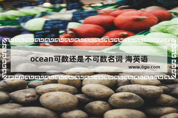 ocean可数还是不可数名词 海英语