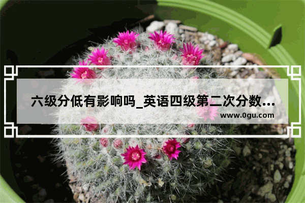 六级分低有影响吗_英语四级第二次分数低了会怎样