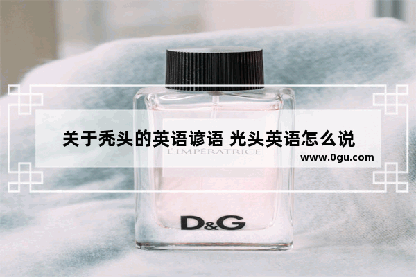 关于秃头的英语谚语 光头英语怎么说