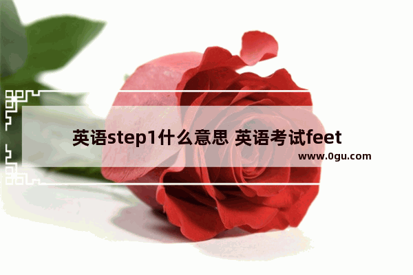英语step1什么意思 英语考试feet什么意思