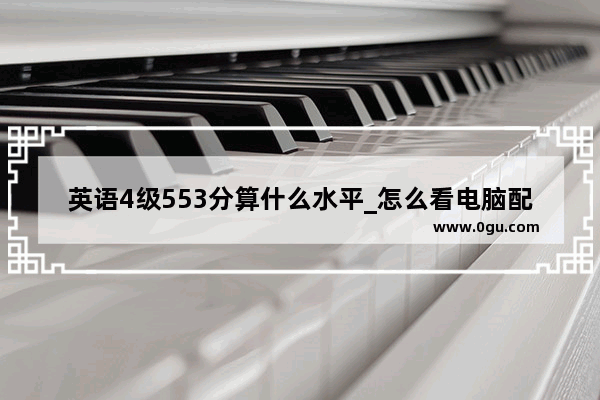 英语4级553分算什么水平_怎么看电脑配置高低