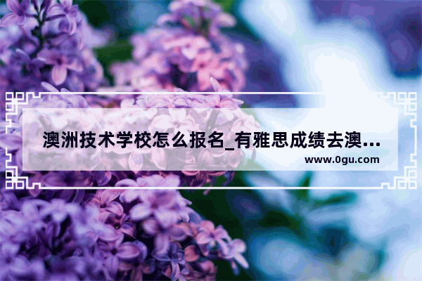 澳洲技术学校怎么报名_有雅思成绩去澳大利亚会比较容易吗