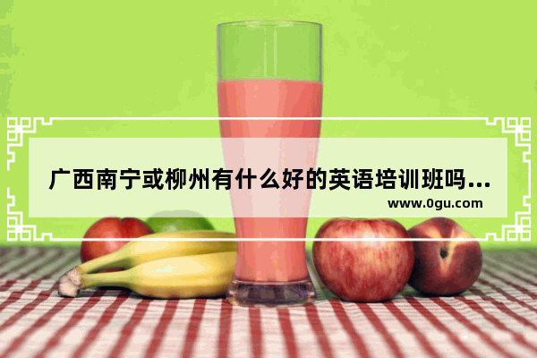 广西南宁或柳州有什么好的英语培训班吗,南宁学英语口语