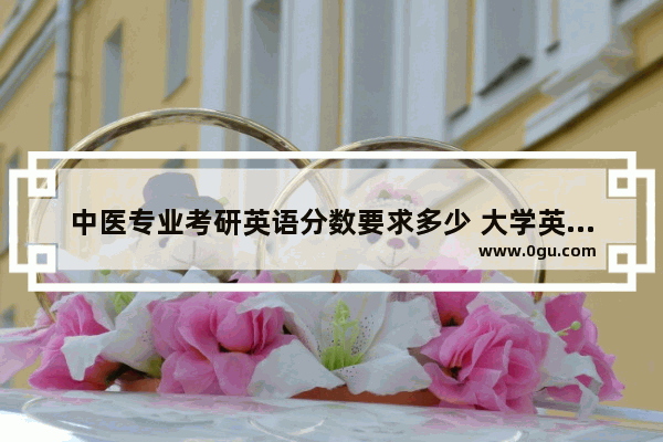 中医专业考研英语分数要求多少 大学英语六级296分