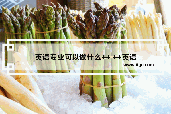 英语专业可以做什么++ ++英语