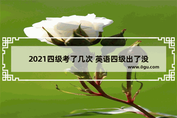 2021四级考了几次 英语四级出了没