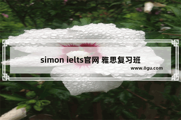 simon ielts官网 雅思复习班
