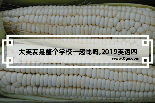 大英赛是整个学校一起比吗,2019英语四级决赛