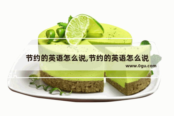 节约的英语怎么说,节约的英语怎么说
